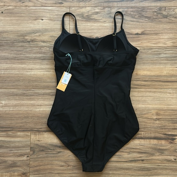 Kona Sol Black One Piece Swimsuit - Picture 4 of 9